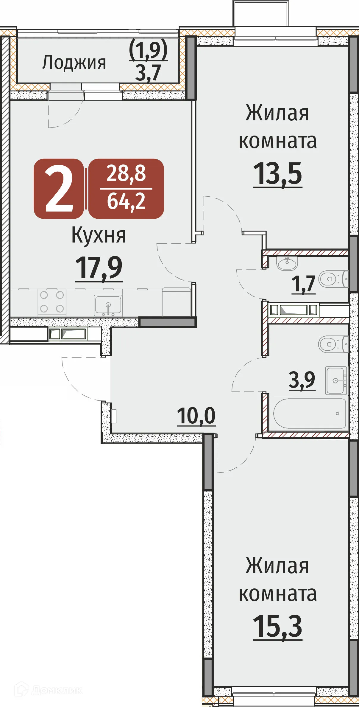 Фото квартиры в ЖК "Олимп"