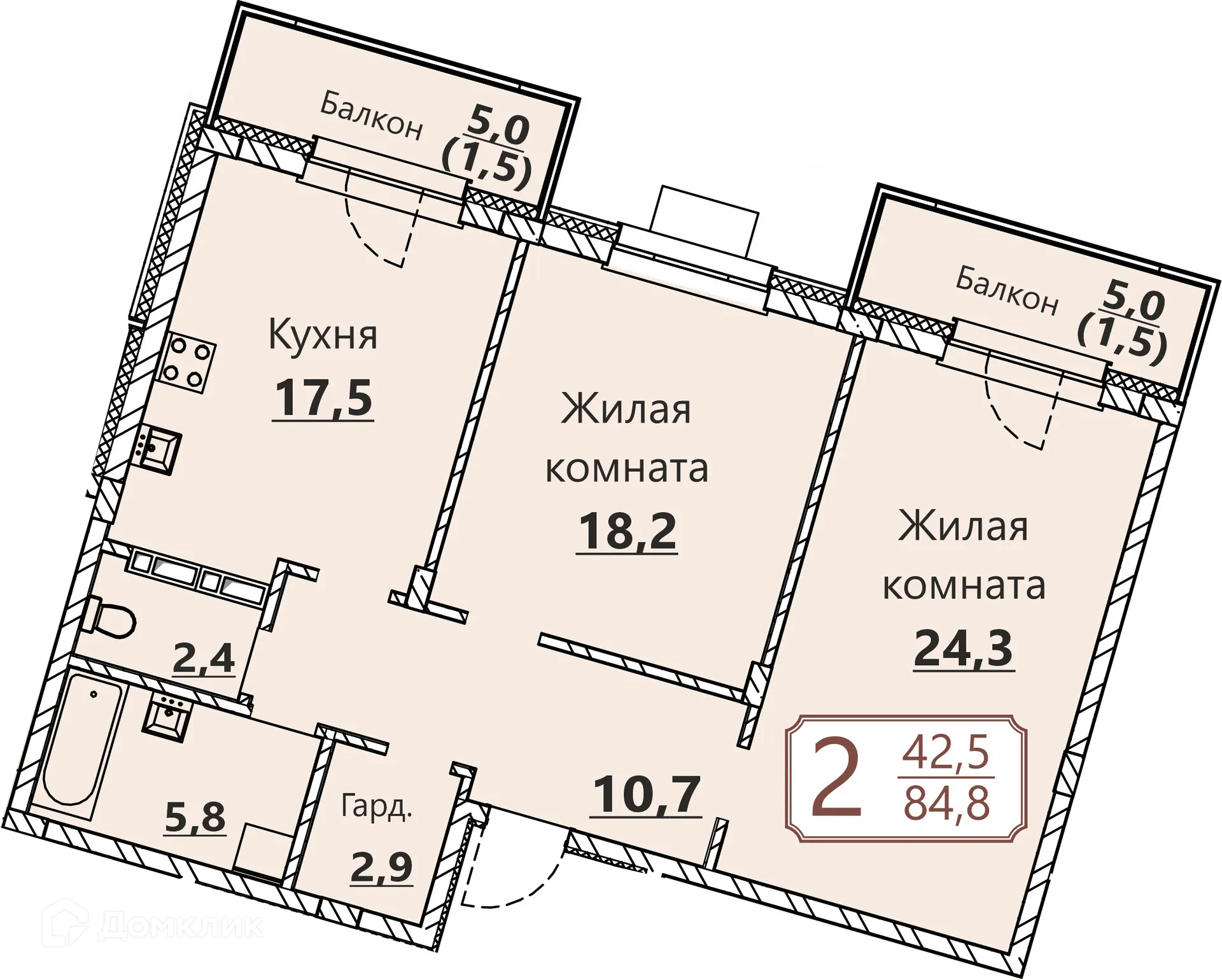 Фото квартиры в ЖК "Премьер"