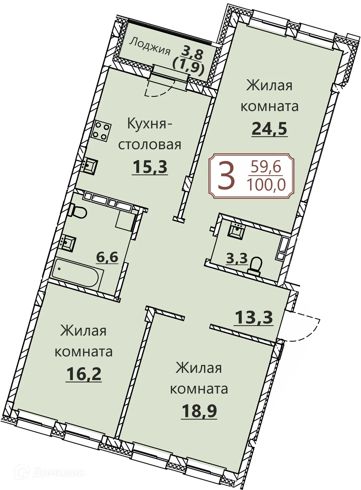 Фото квартиры в ЖК "Премьер"
