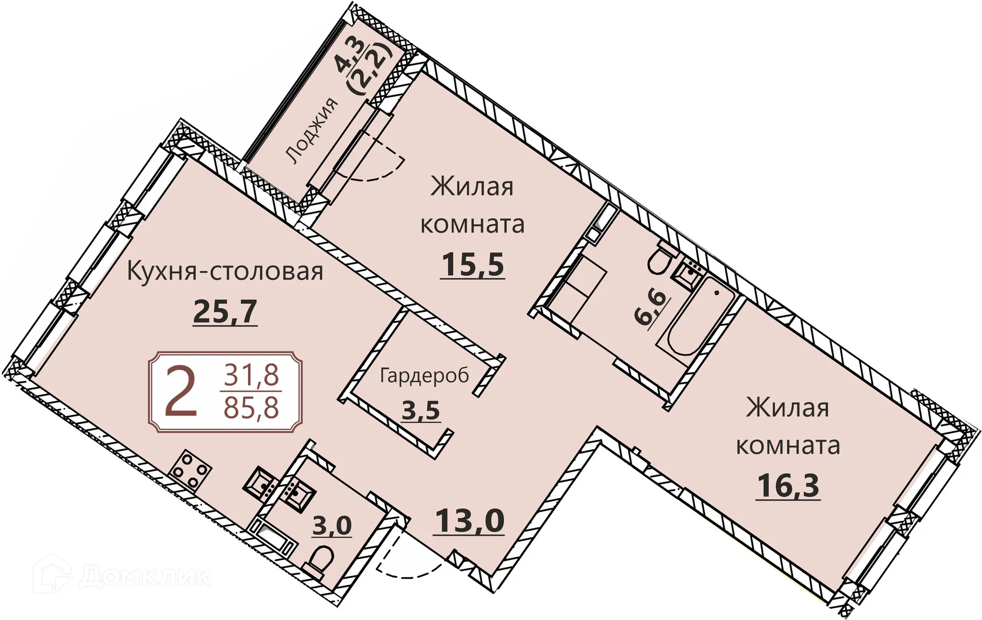 Фото квартиры в ЖК "Премьер"