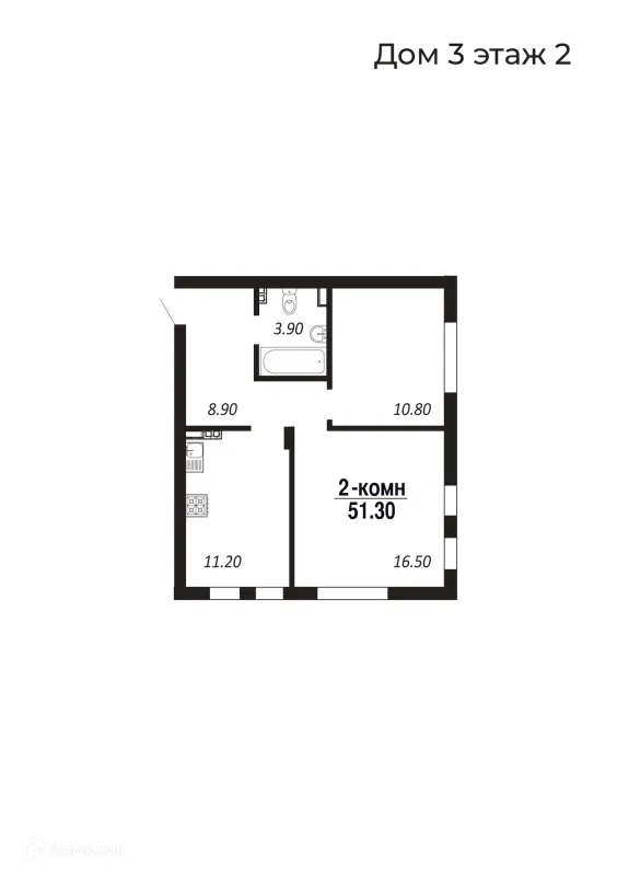 2 комн. квартиры в Салехардах новостройки