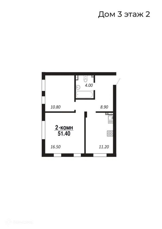 2 комн. квартиры в Салехардах новостройки
