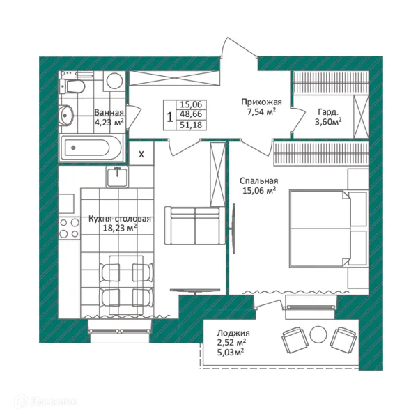 Квартира в ЖК Минималист
