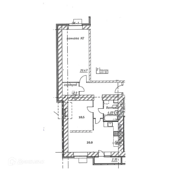 Квартира в ЖК МЯТА