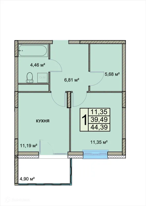Квартира в ЖК Чернопрудная-2