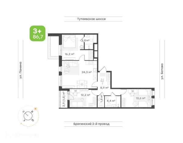 Квартира в ЖК "Новеллы"