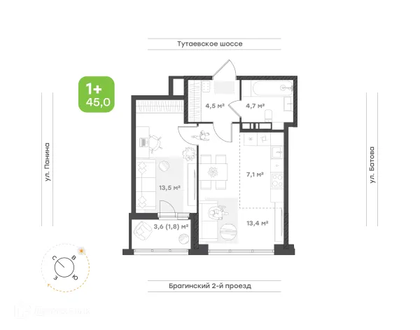 Квартира в ЖК "Новеллы"