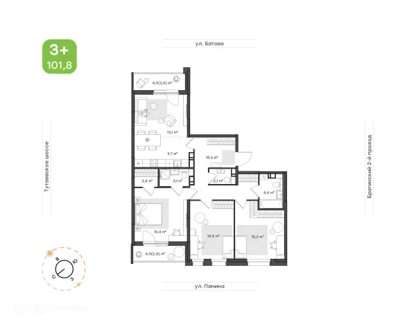 Квартира в ЖК "Новеллы"