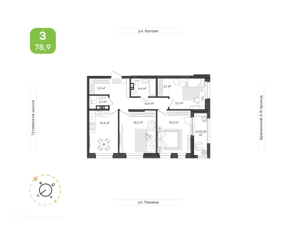 Квартира в ЖК "Новеллы"