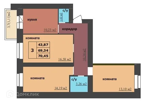 Квартира в ЖК МЕГАПОЛИС