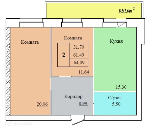 Квартира в ЖК ВИВАТ
