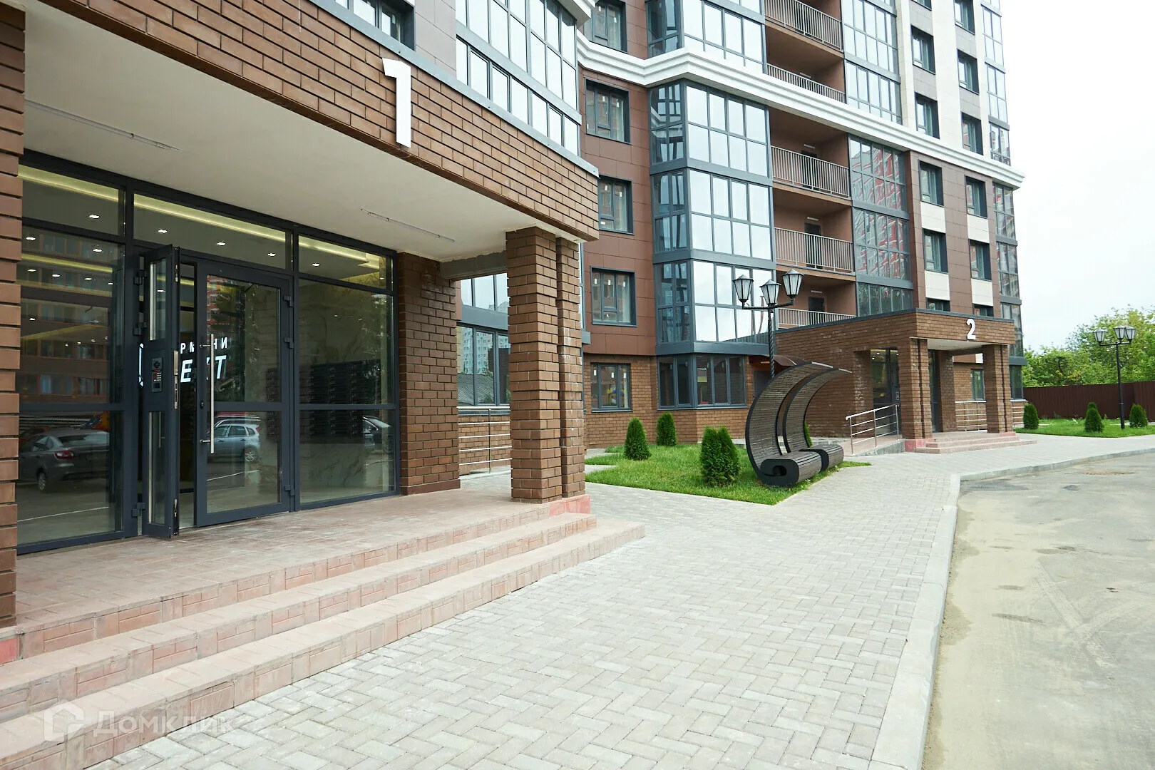 Планировка 2-комнатной квартиры 65.7 м² в ЖК "Гармония NEXT (Гармония Нехт) ", г. Ярославль — фото 1