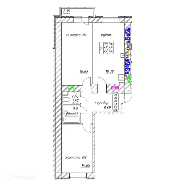 Квартира в ЖК МЯТА