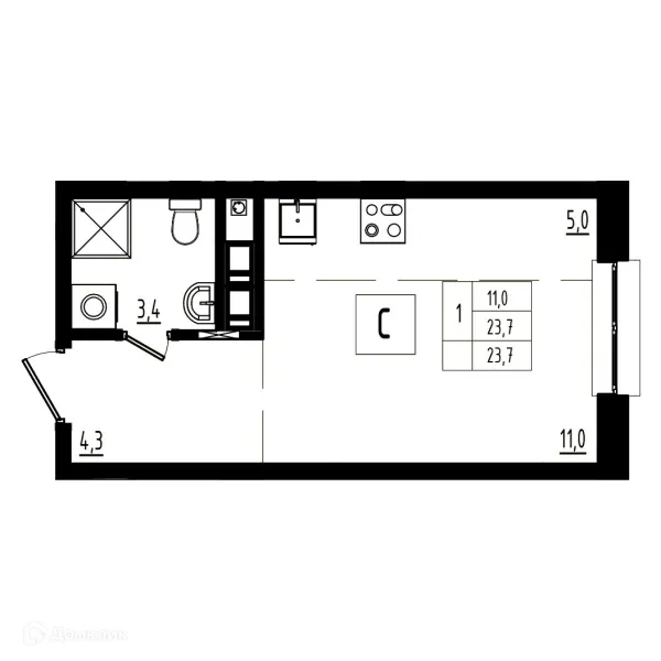 Квартира в ЖК Мелодия леса