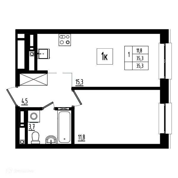 Квартира в ЖК Мелодия леса