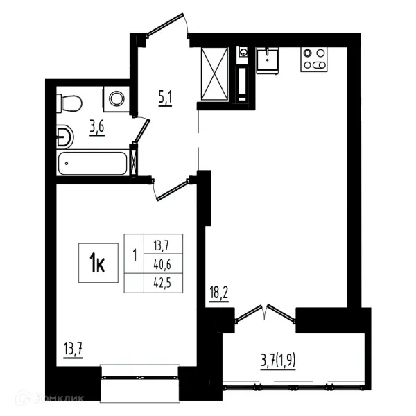 Квартира в ЖК Мелодия леса