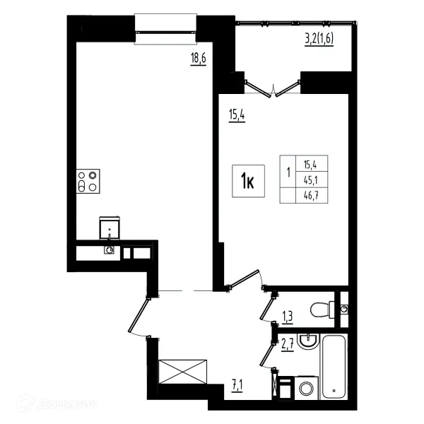 Квартира в ЖК Мелодия леса