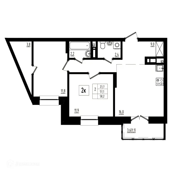 Квартира в ЖК Мелодия леса