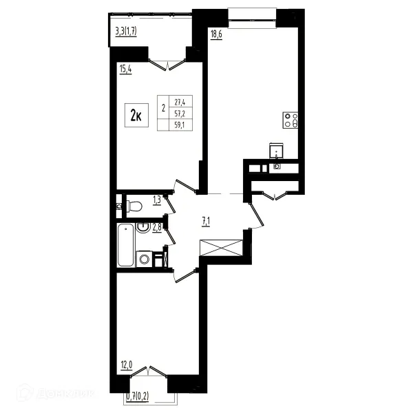 Квартира в ЖК Мелодия леса