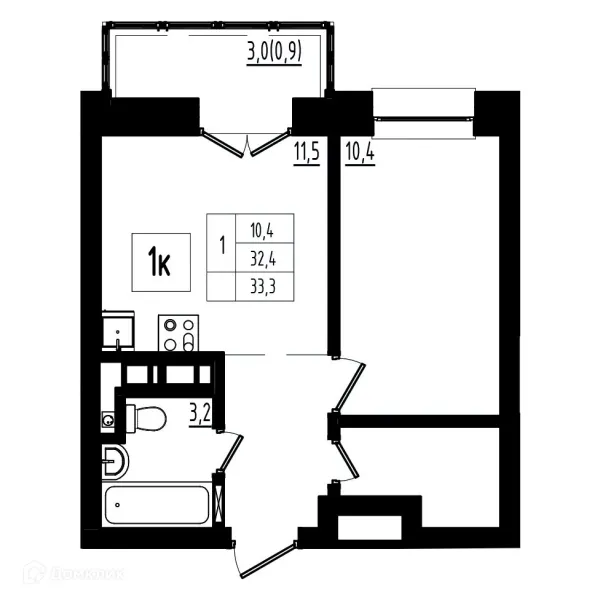 Квартира в ЖК Мелодия леса