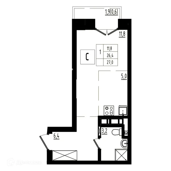 Квартира в ЖК Мелодия леса