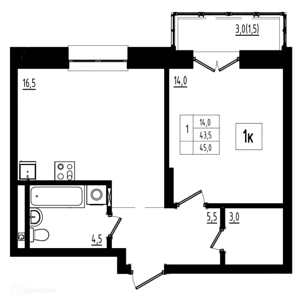 Квартира в ЖК Мелодия леса