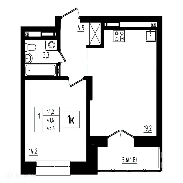 Квартира в ЖК Мелодия леса