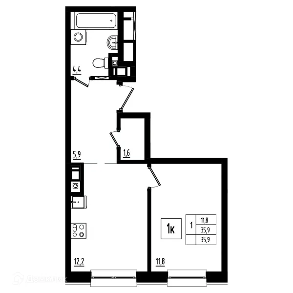 Квартира в ЖК Мелодия леса