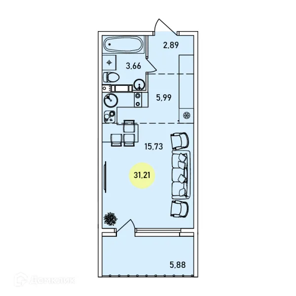 Квартира в ЖК Ин Парк