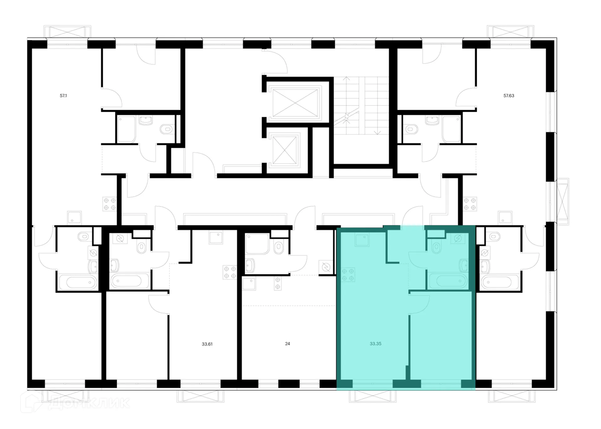 Фото квартиры в ЖК Улаан Хото