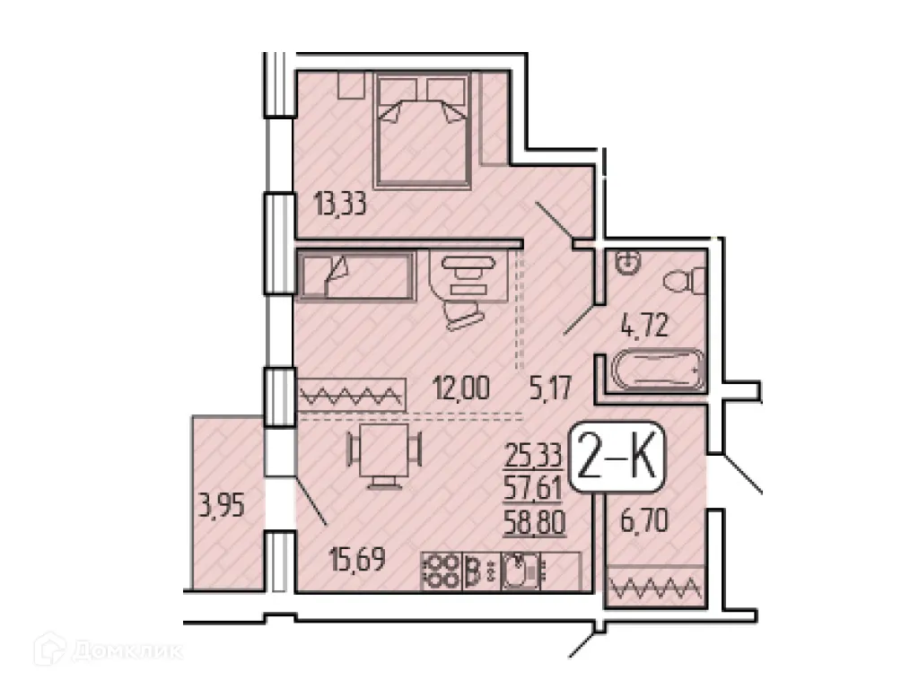 Фото квартиры в ЖК SMIT-квартал в 140А кв