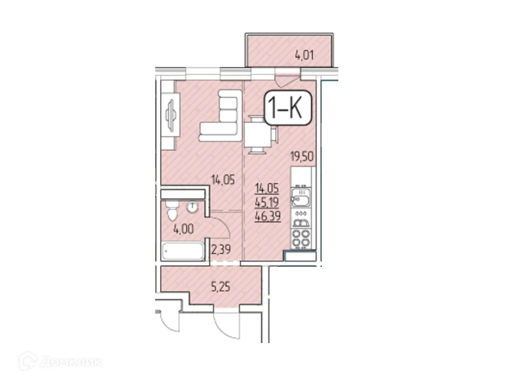 Фото квартиры в ЖК SMIT-квартал в 105 кв.