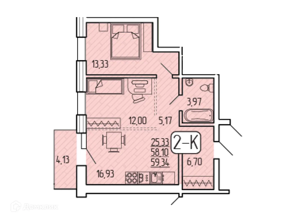 Фото квартиры в ЖК SMIT-квартал в 140А кв
