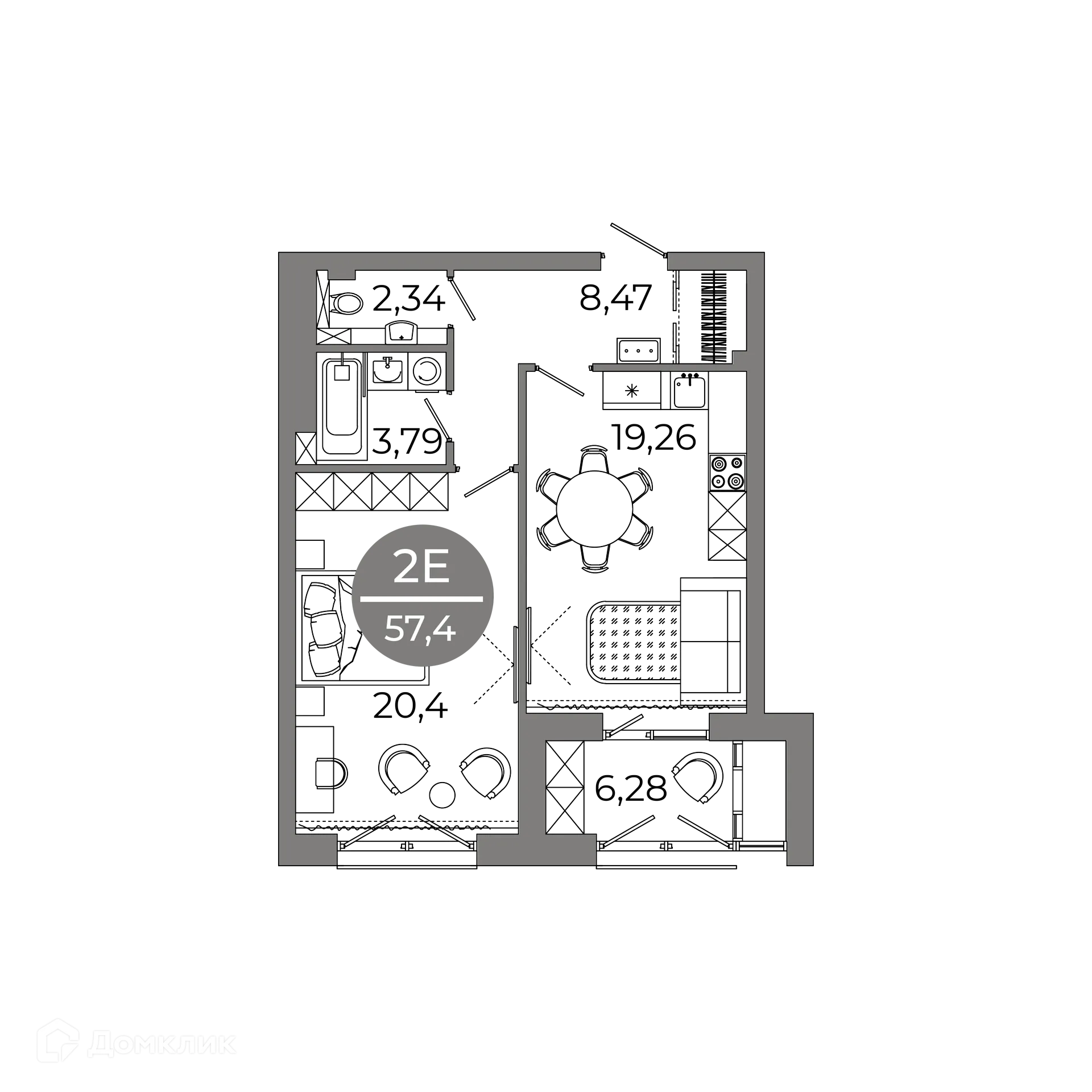 Фото квартиры в ЖК Клубный дом "905"