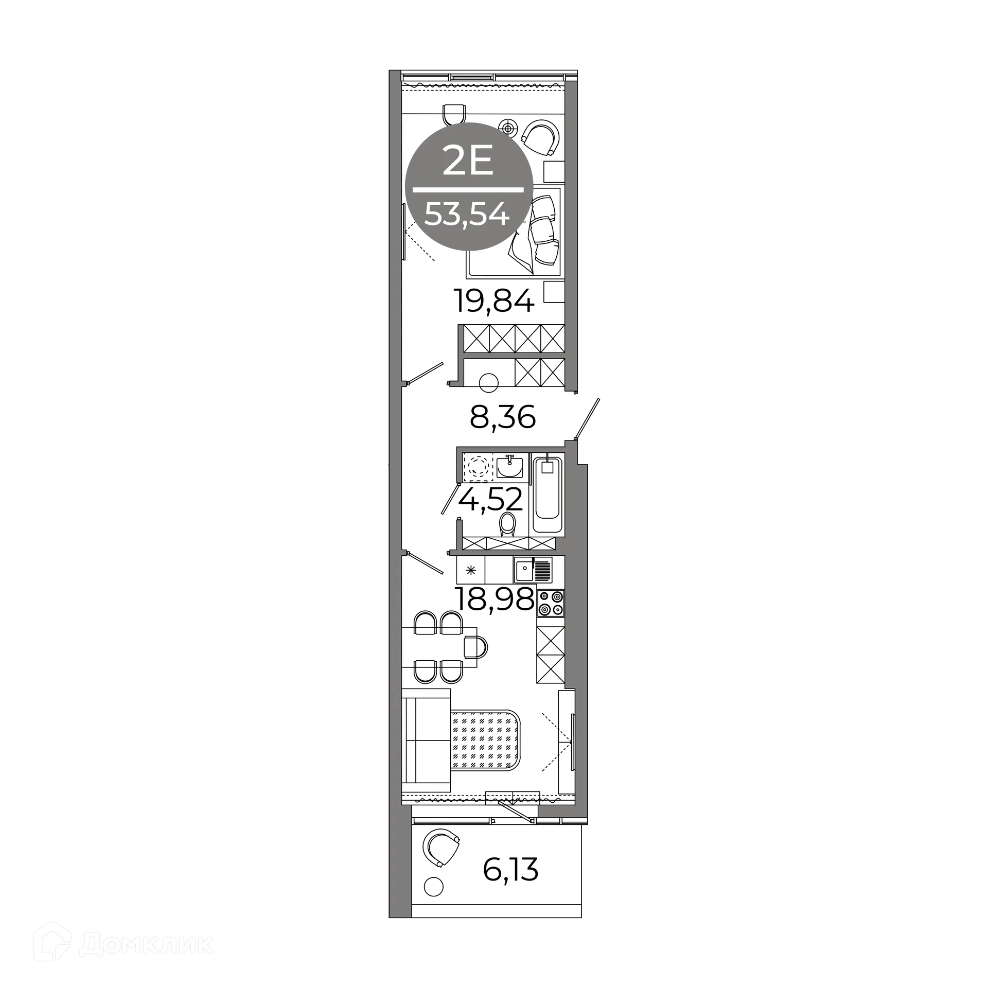 Фото квартиры в ЖК Клубный дом "905"