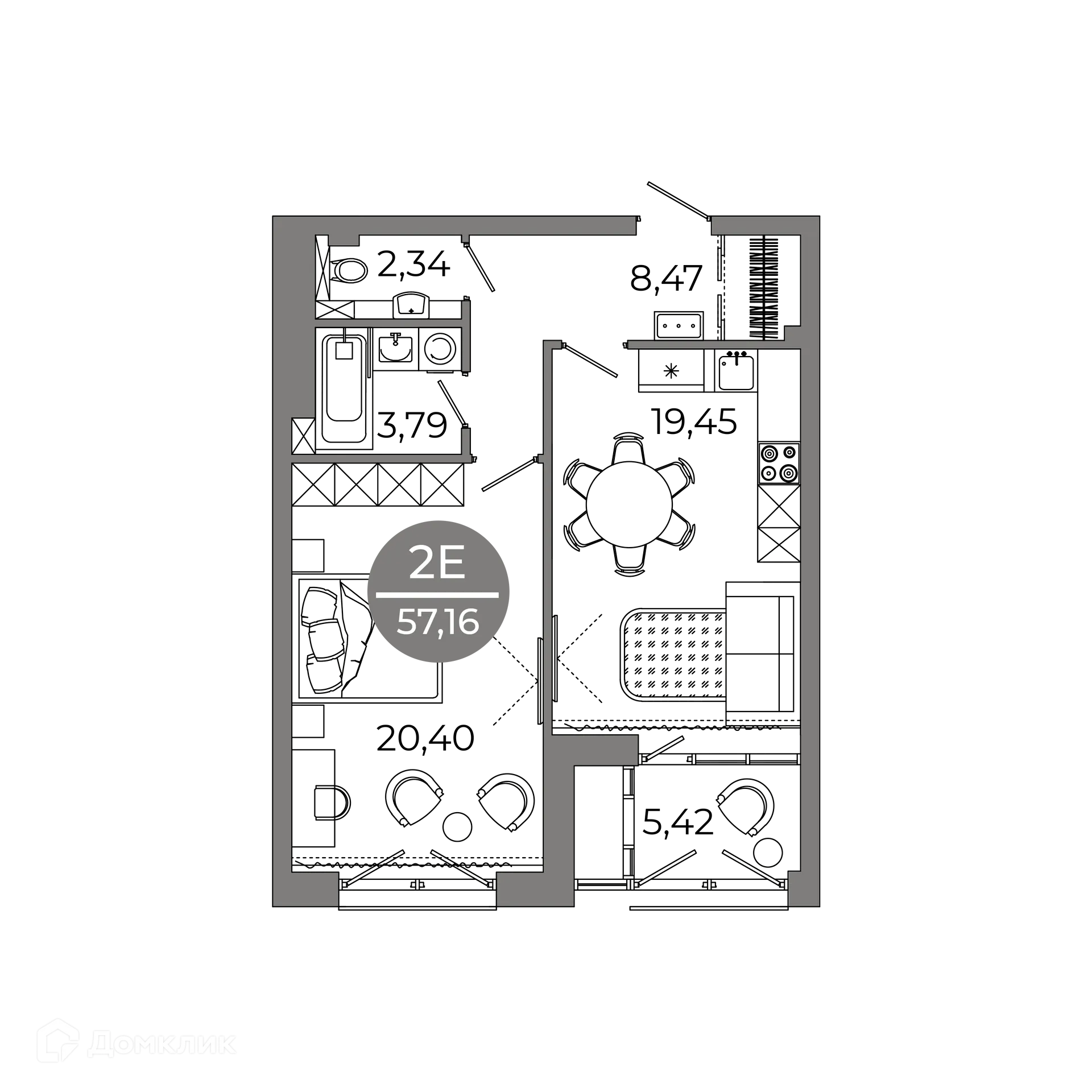 Фото квартиры в ЖК Клубный дом "905"