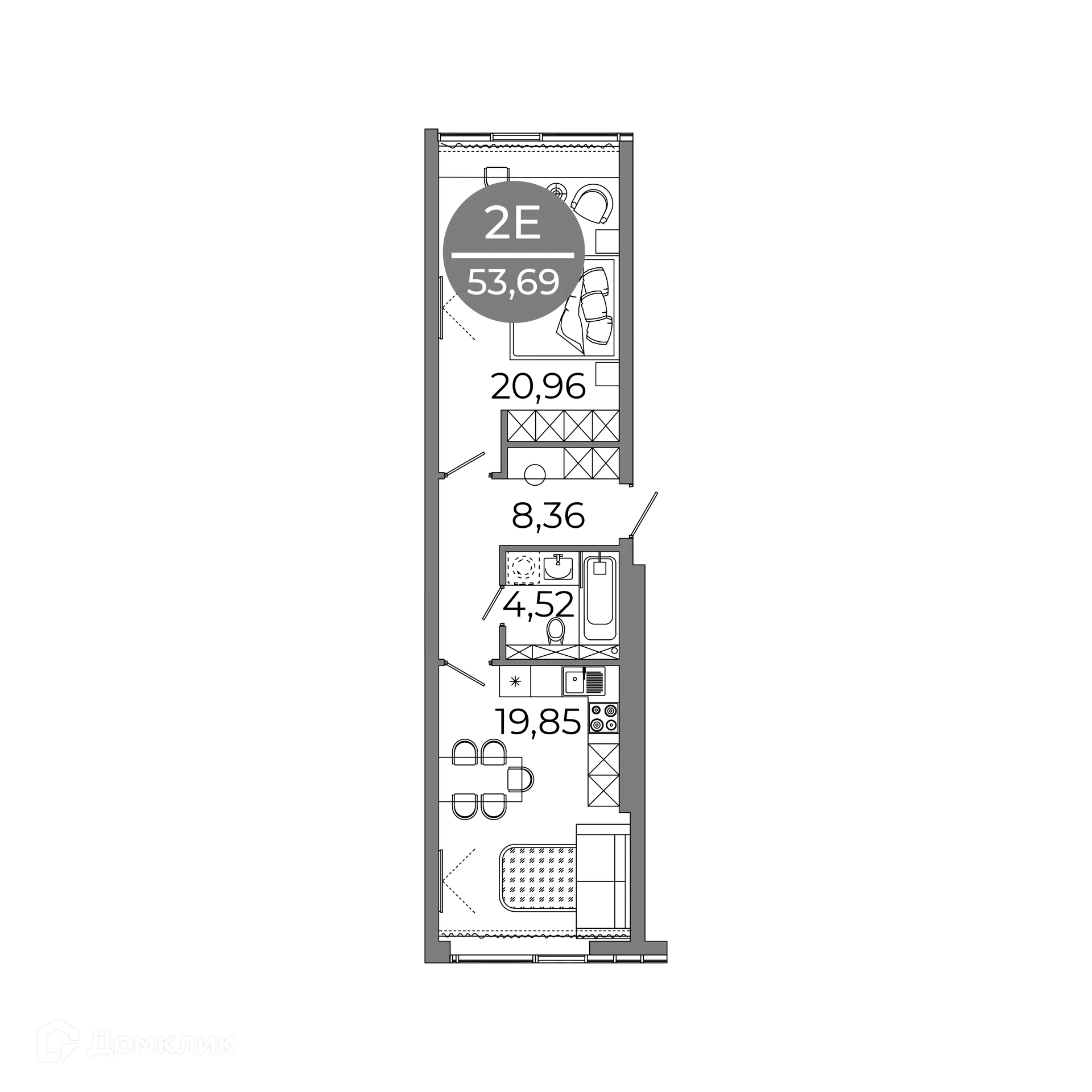 Фото квартиры в ЖК Клубный дом "905"