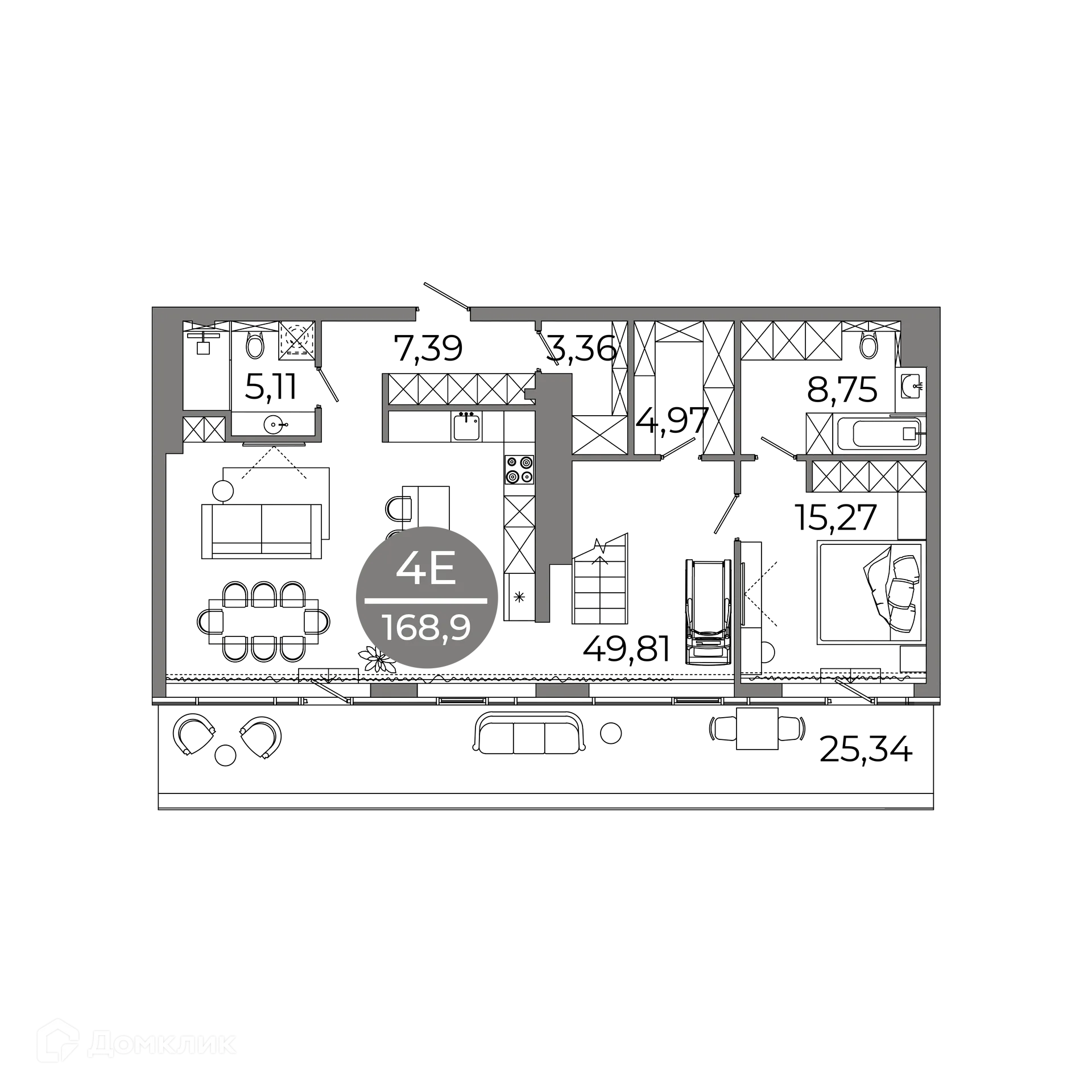 Фото квартиры в ЖК Клубный дом "905"