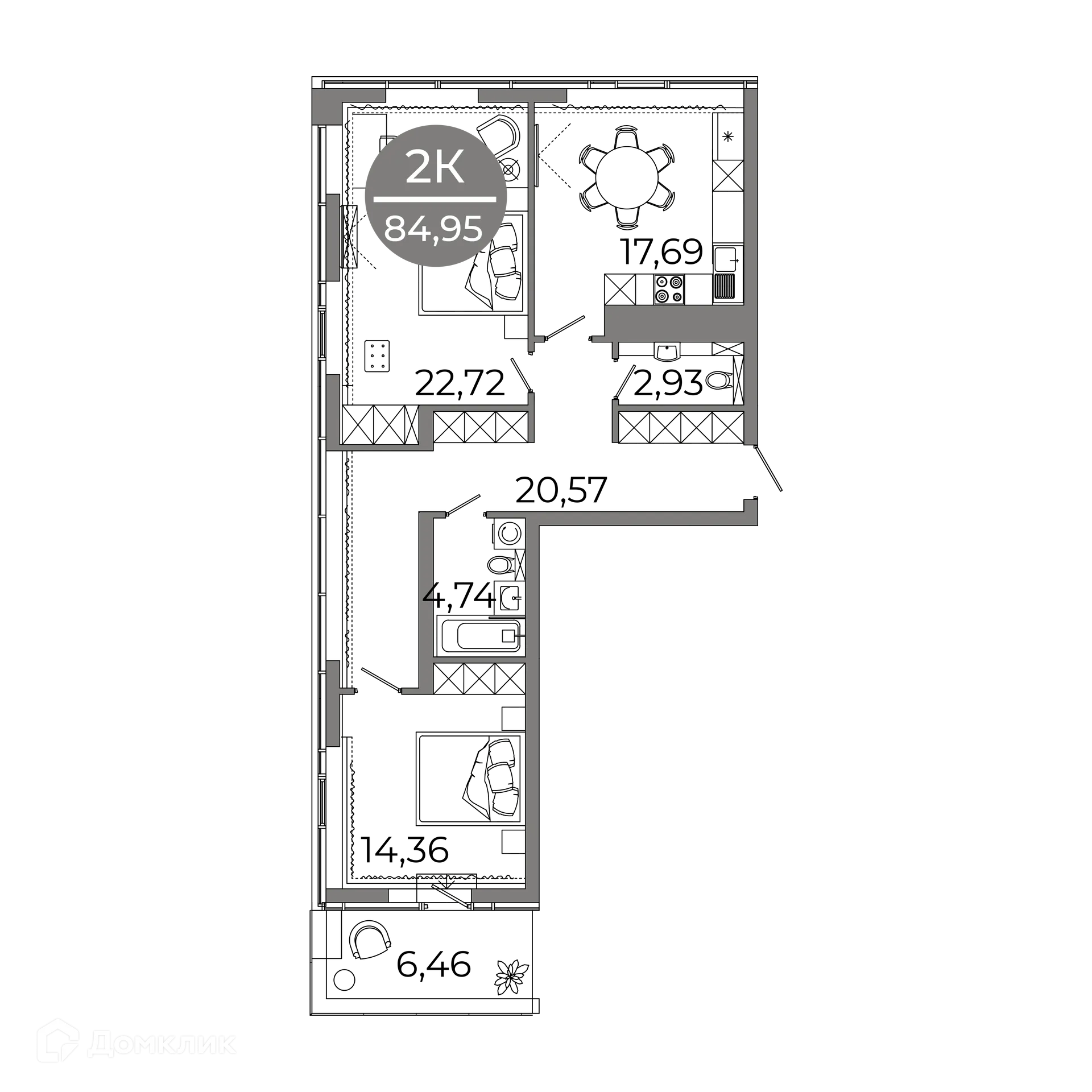 Фото квартиры в ЖК Клубный дом "905"