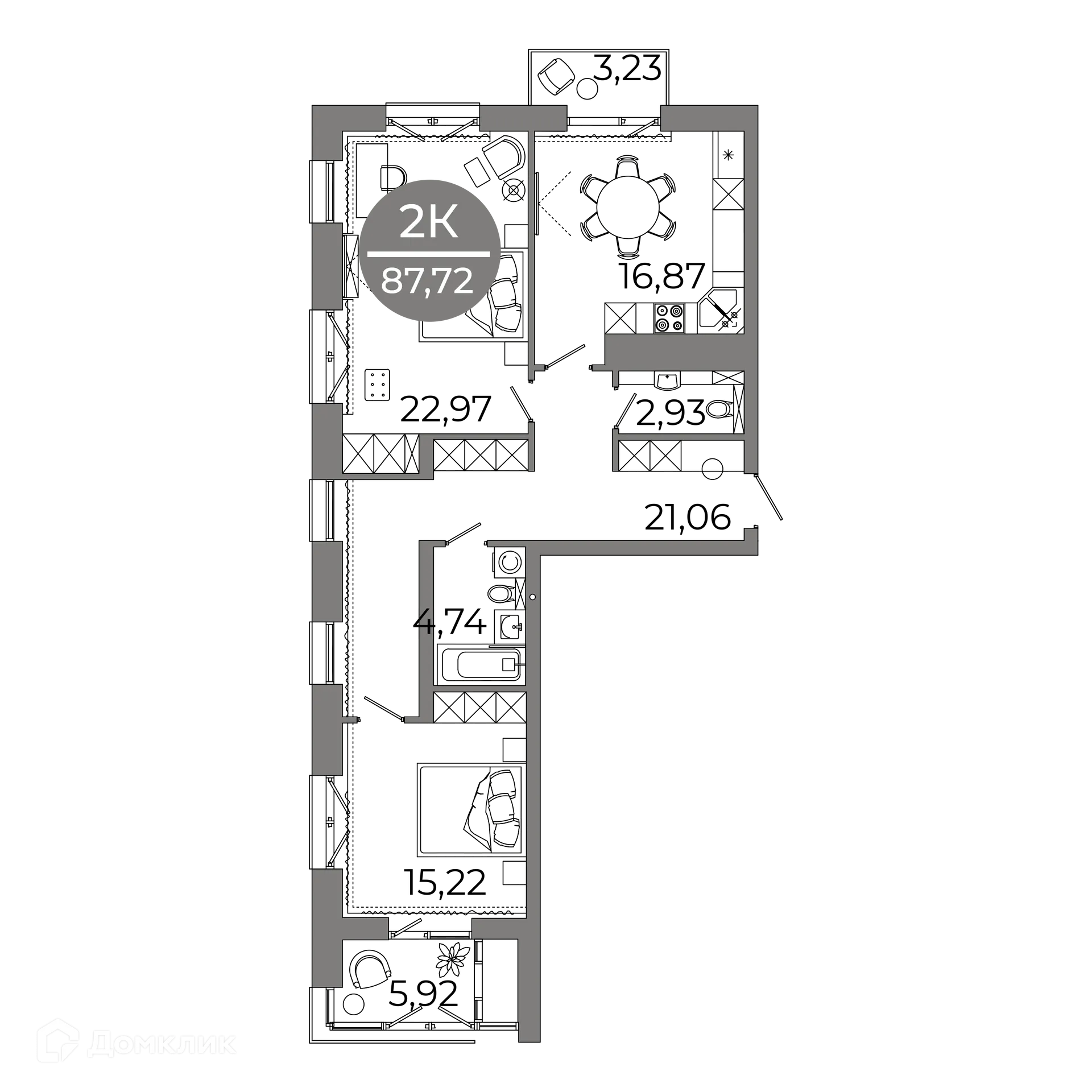 Фото квартиры в ЖК Клубный дом "905"