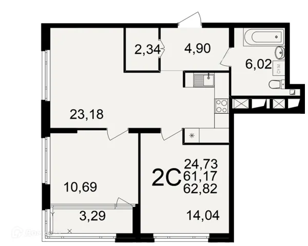 Квартира в ЖК Большая история