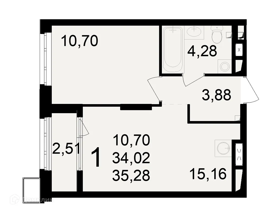 Фото квартиры в ЖК Макроквартал "Свобода"