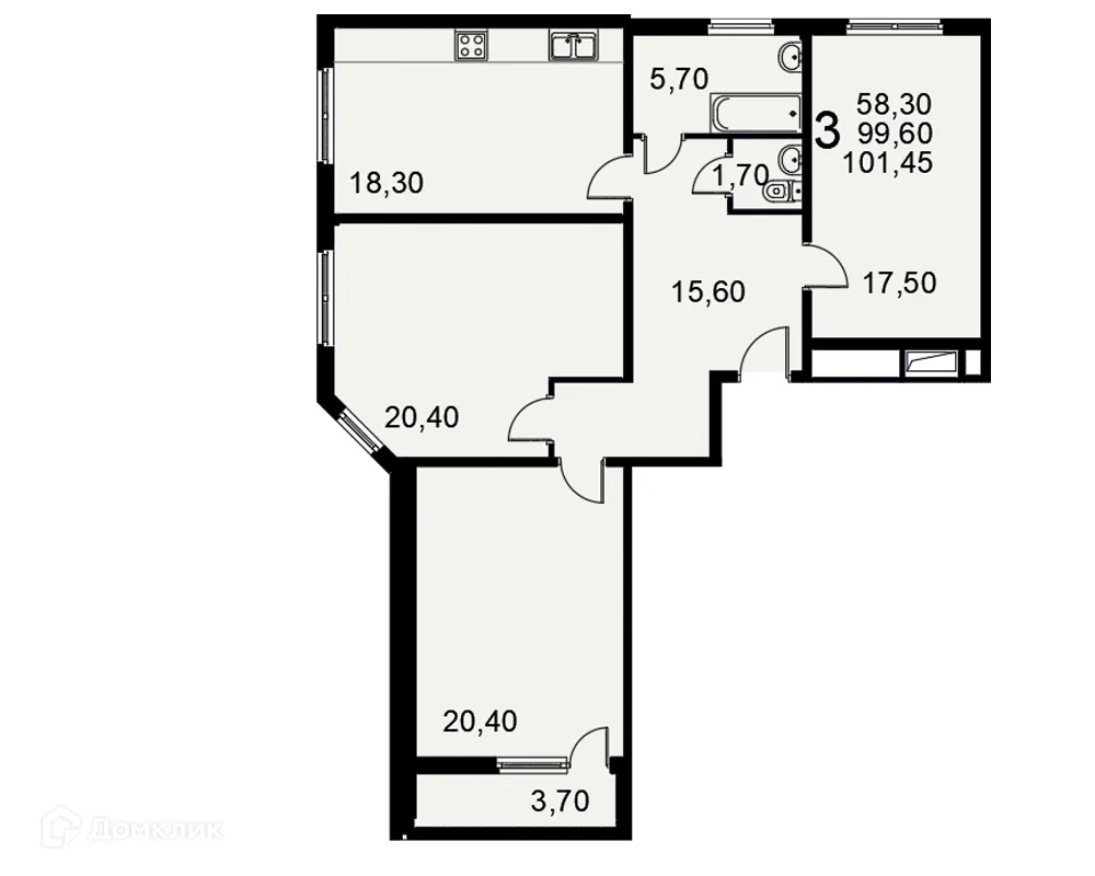 Фото квартиры в ЖК Вместе