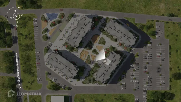 Планировка 1 комн. в ЖК Квартал Дягилев