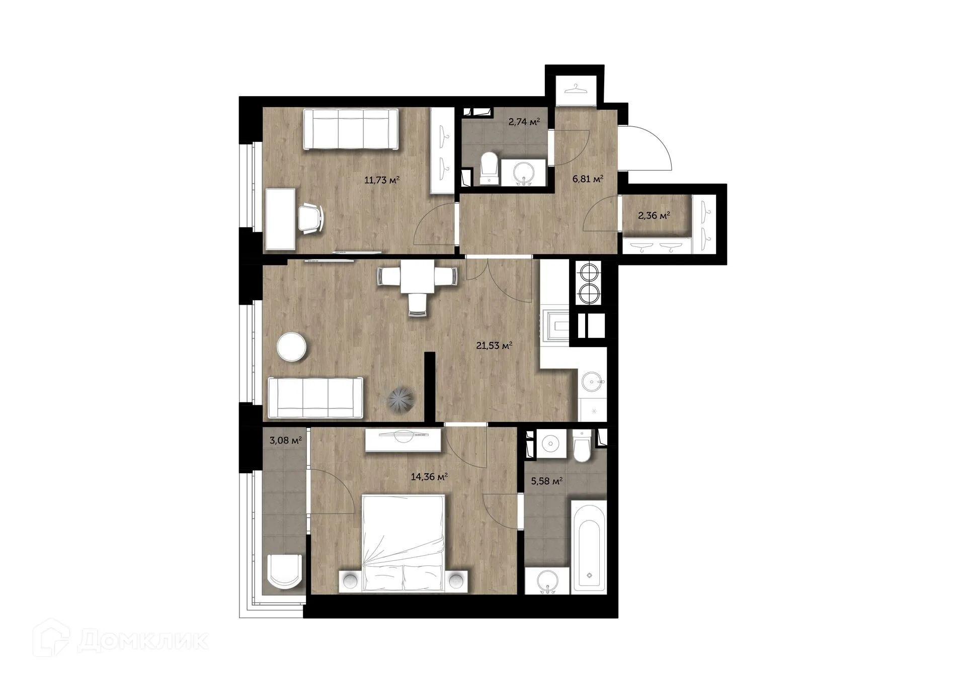 Фото квартиры в ЖК "Голландия"