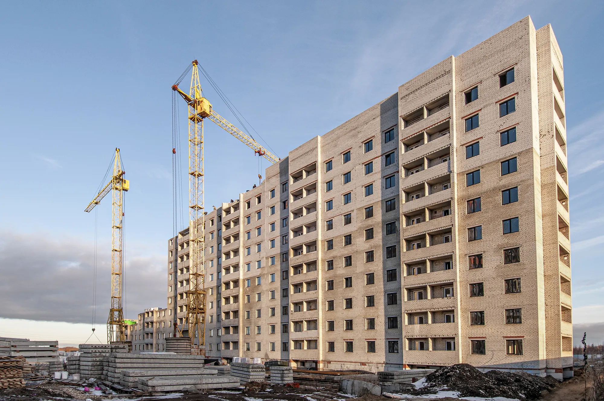 ЖК ОГНИ ход строительства