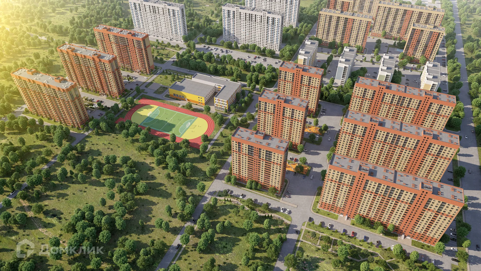 Планировка 3-комнатной квартиры 74.7 м² в ЖК ЖК Шереметьевский квартал, г. Дядьково — фото 4