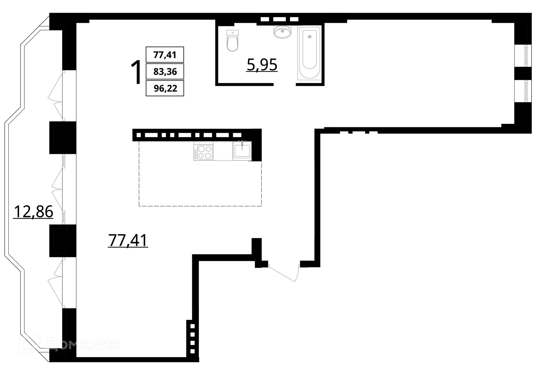 Фото квартиры в ЖК "Резиденция"