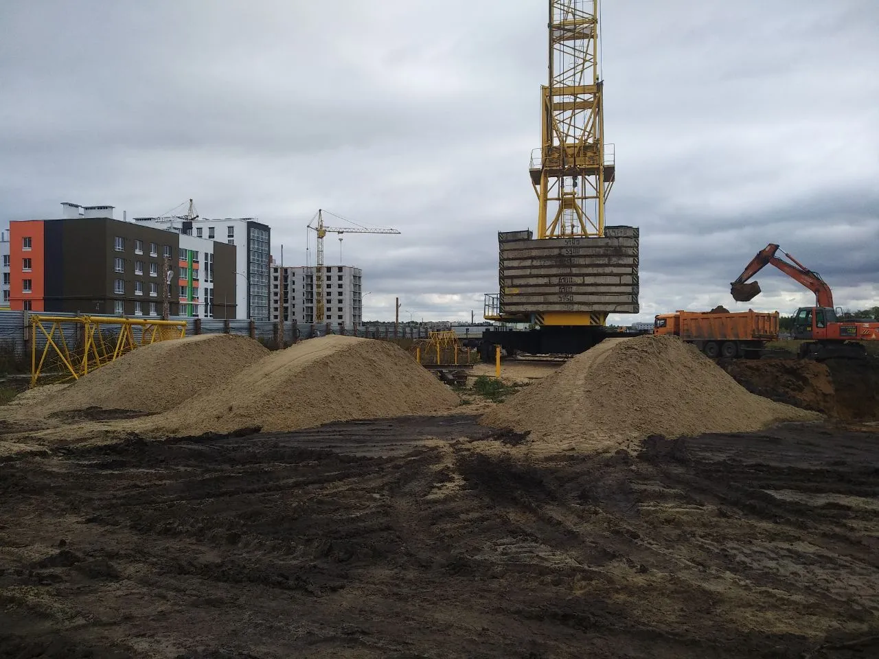 ЖК МЕГА-5 ход строительства