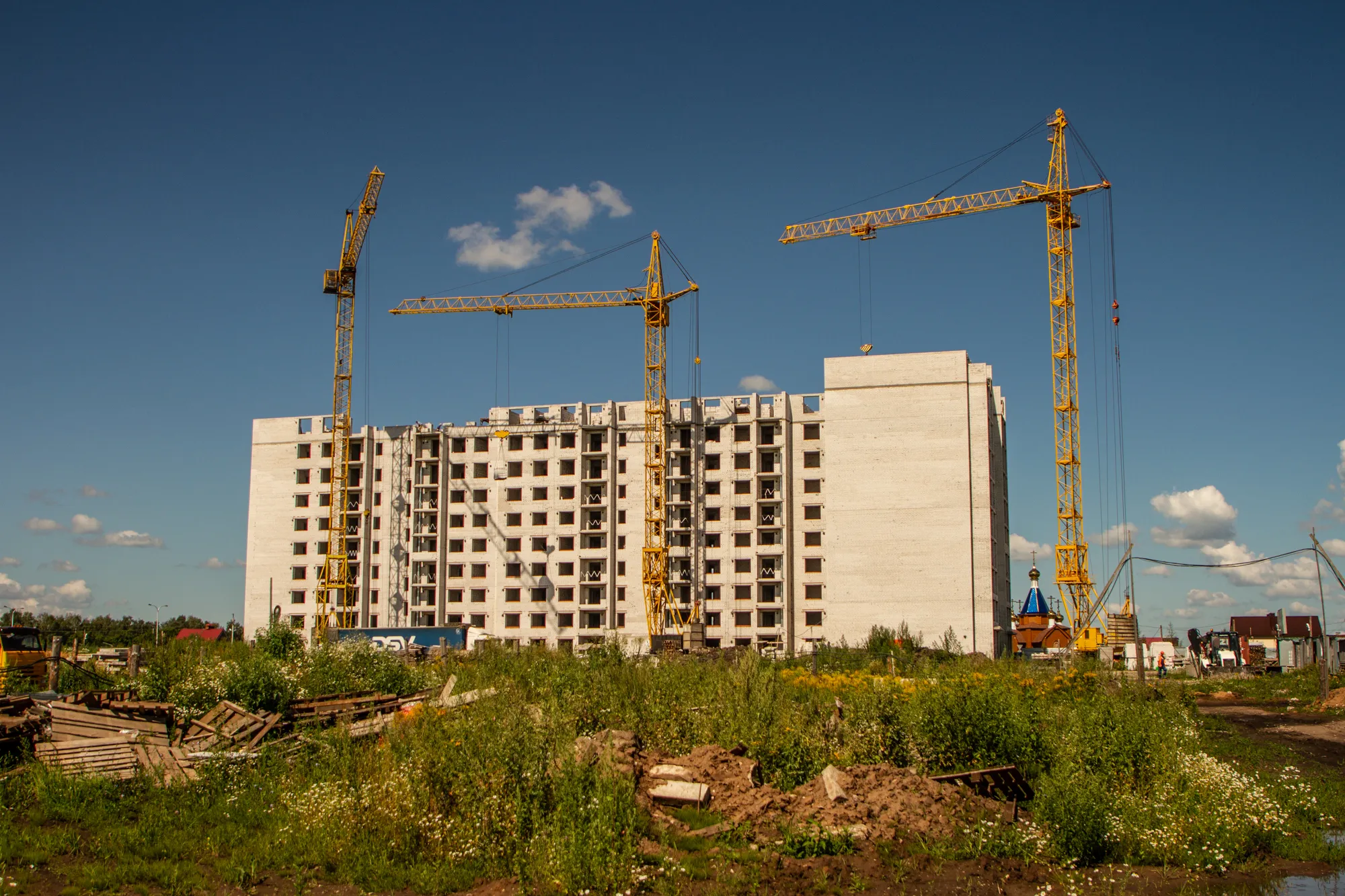 ЖК МЕГА-5 ход строительства